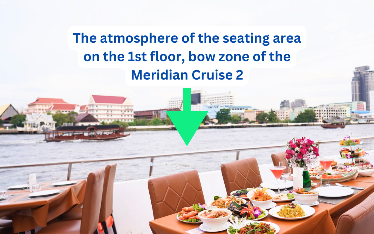 Seating area at the bow of Meridian Cruise 2